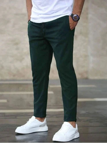 Matteo – Cropped Pants with Drawstring