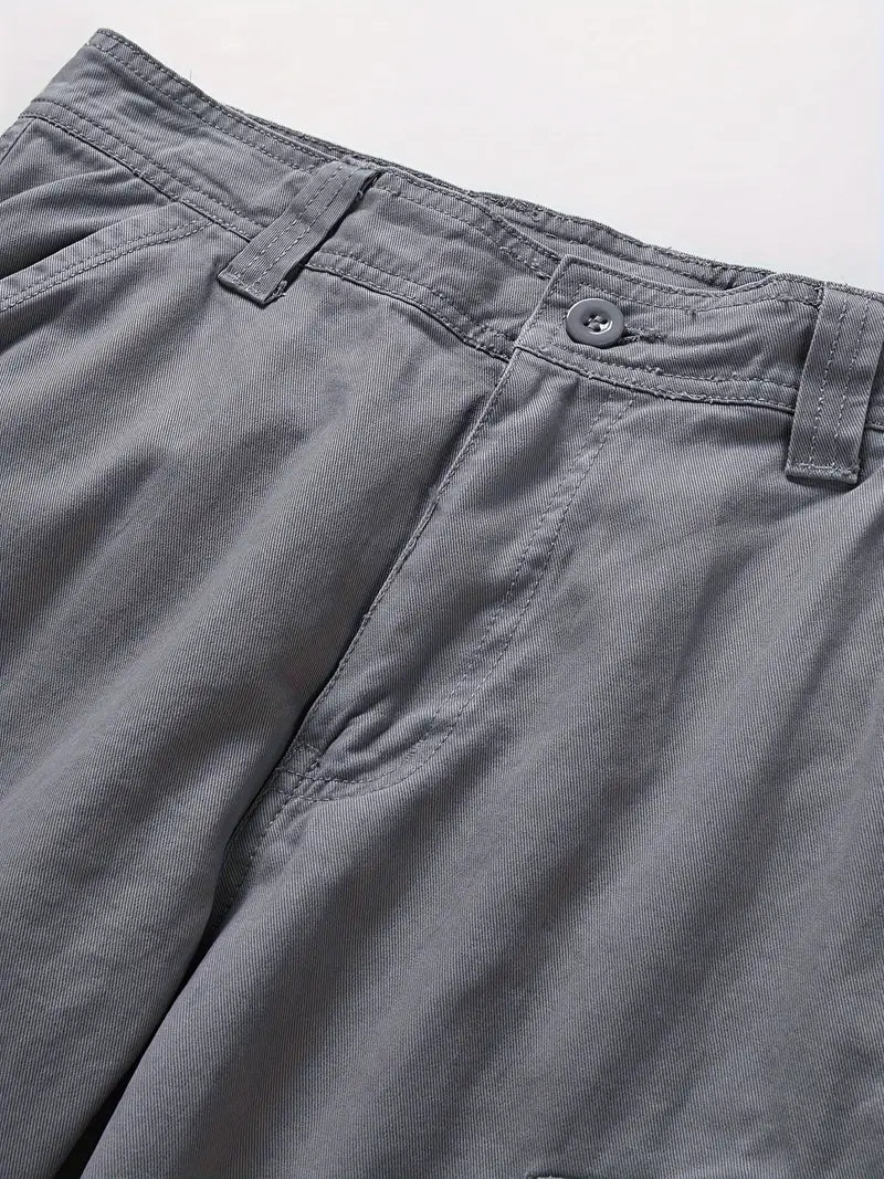 Mauro - Elegant Short Pants with Multiple Pockets