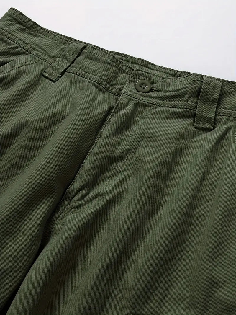 Mauro - Elegant Short Pants with Multiple Pockets