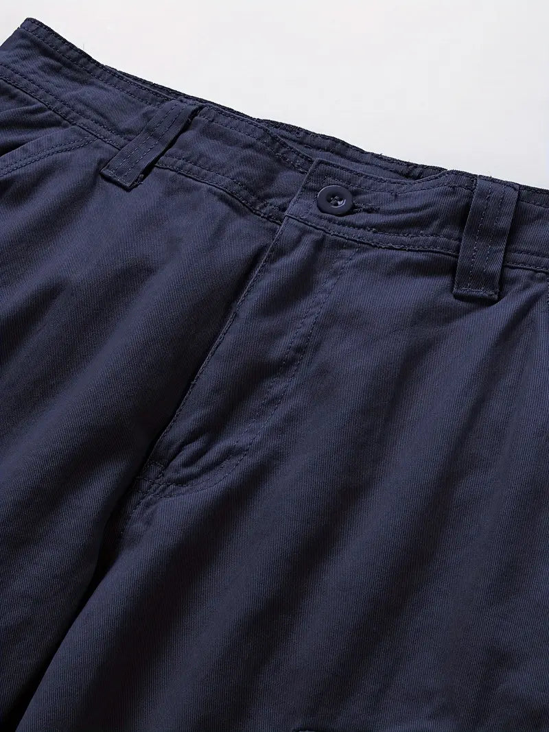 Mauro - Elegant Short Pants with Multiple Pockets