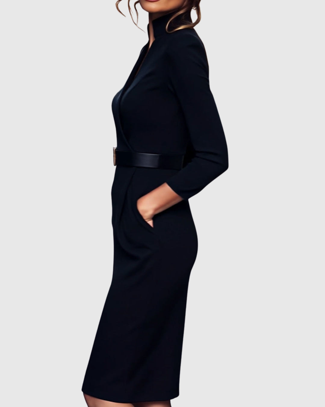 Meirav - Elegant Midi Dress