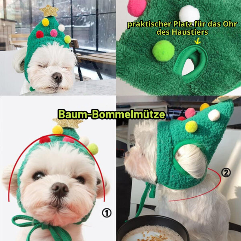 MerryPine – Adorable Christmas Tree Pom-Pom Hat
