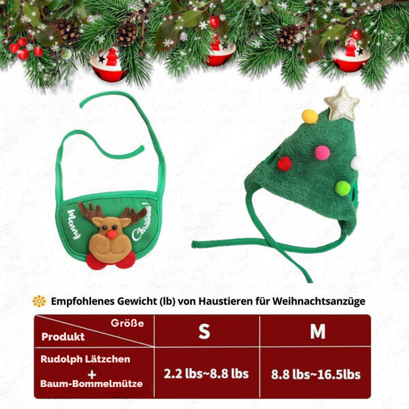 MerryPine – Adorable Christmas Tree Pom-Pom Hat