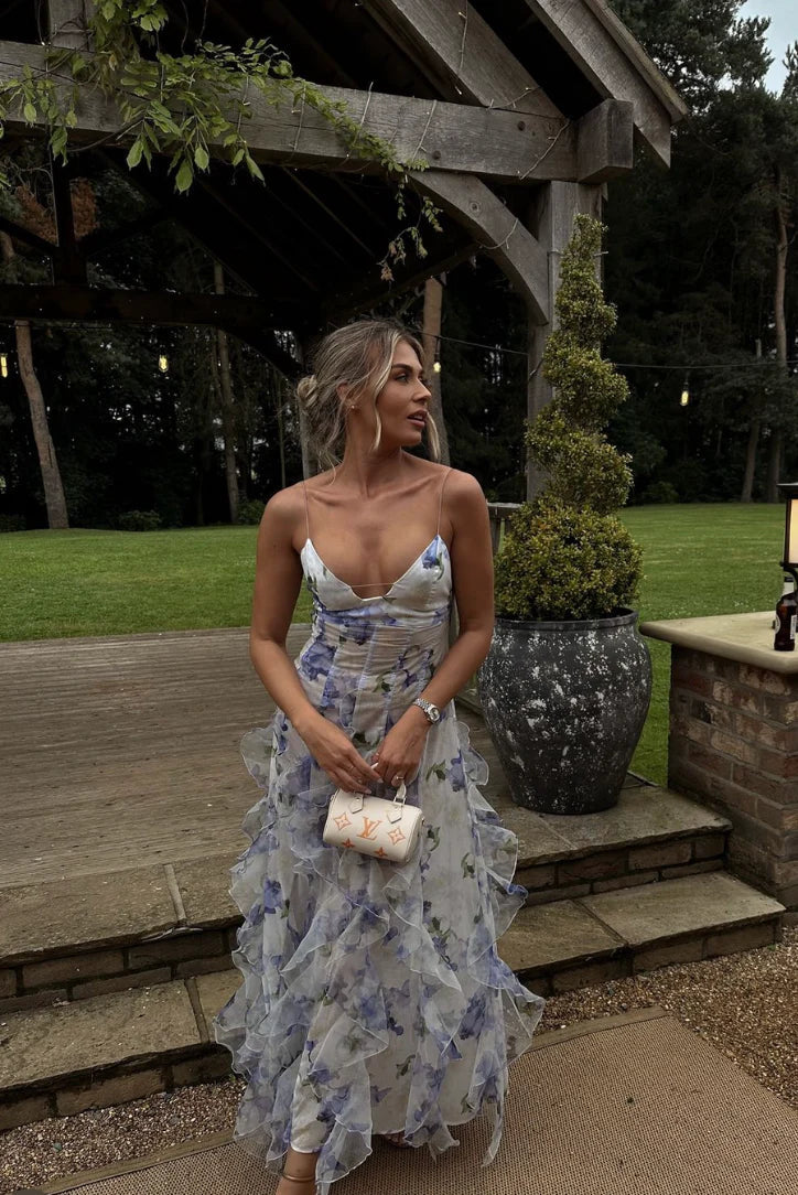 Mikayla – Elegant Dress with Ruffles