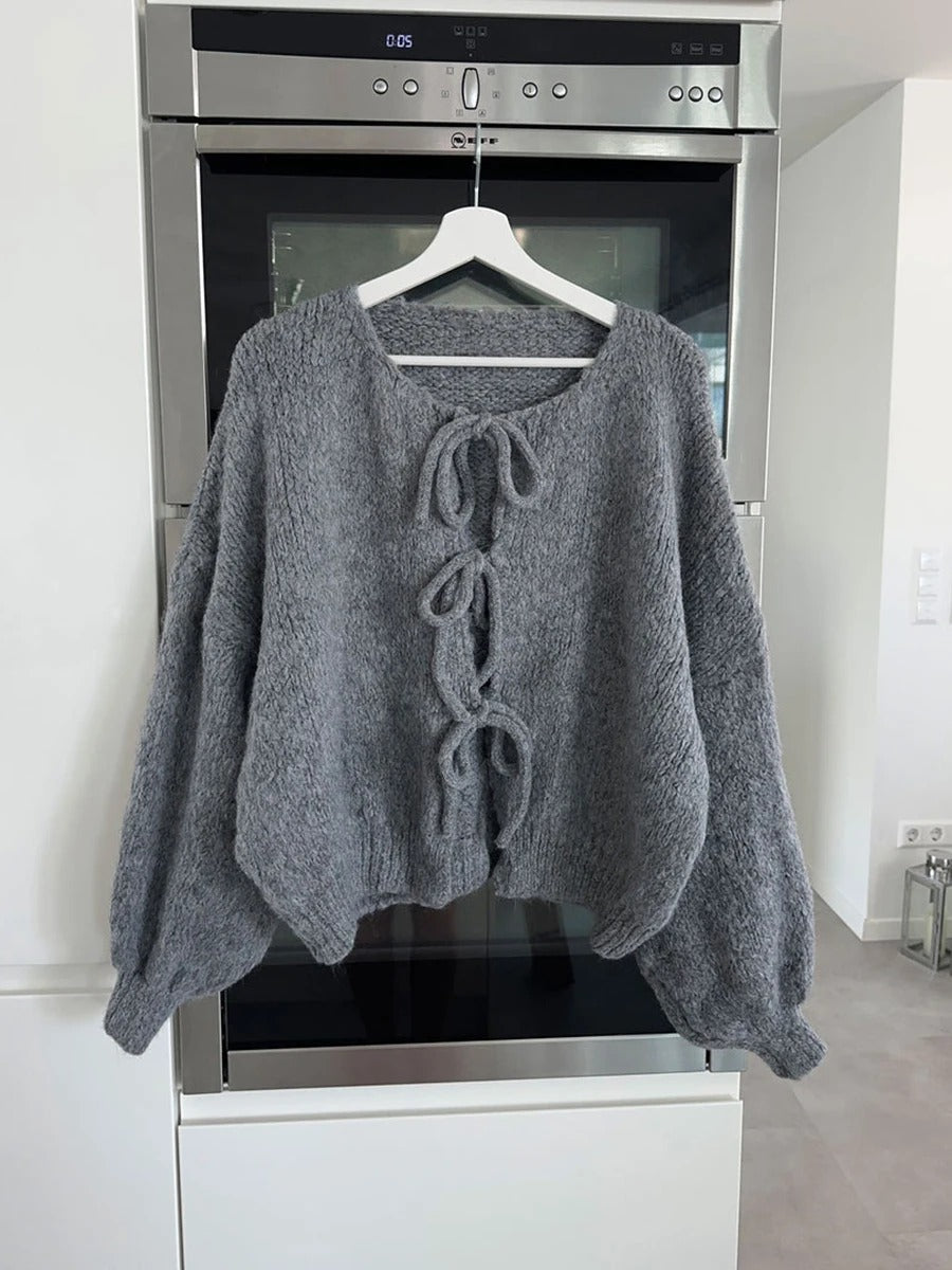 Mya – Belted Cardigan and Knitted Jacket