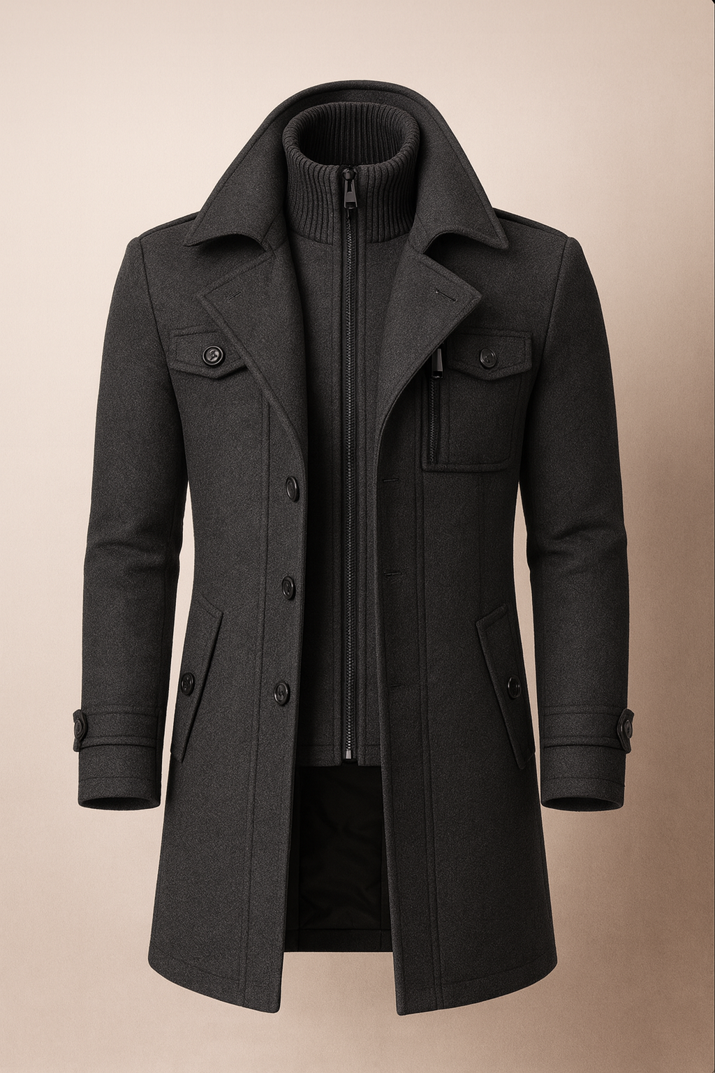 Mykhailo – Winter Coat with Zipper