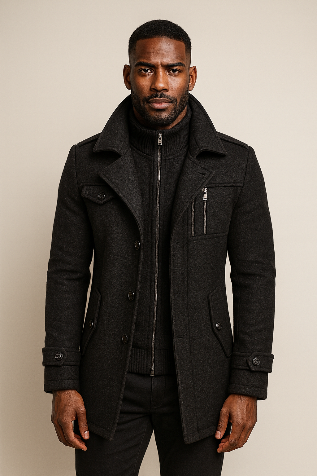 Mykhailo – Winter Coat with Zipper