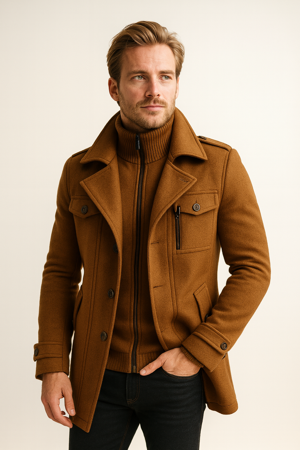 Mykhailo – Winter Coat with Zipper