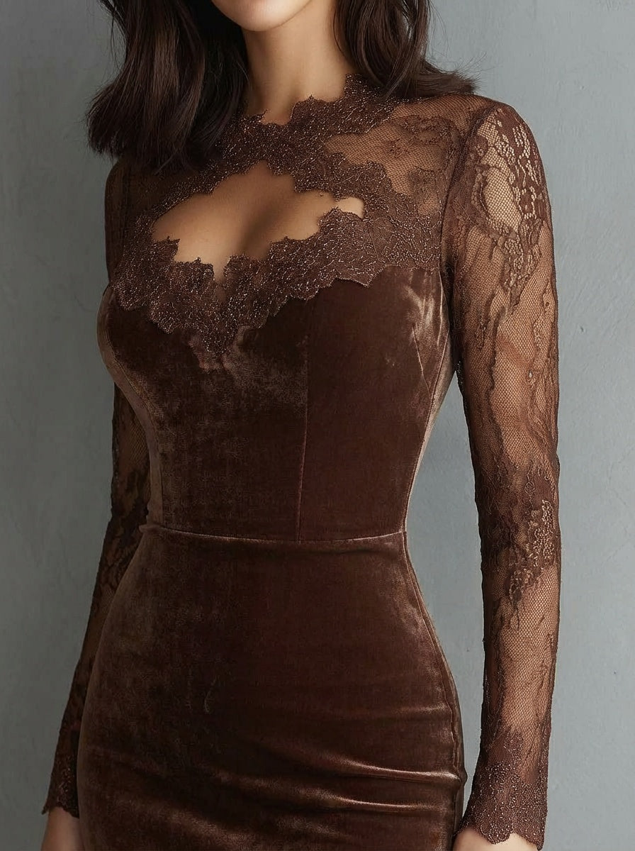 Nadiya – Mini Dress with Elegant Lace