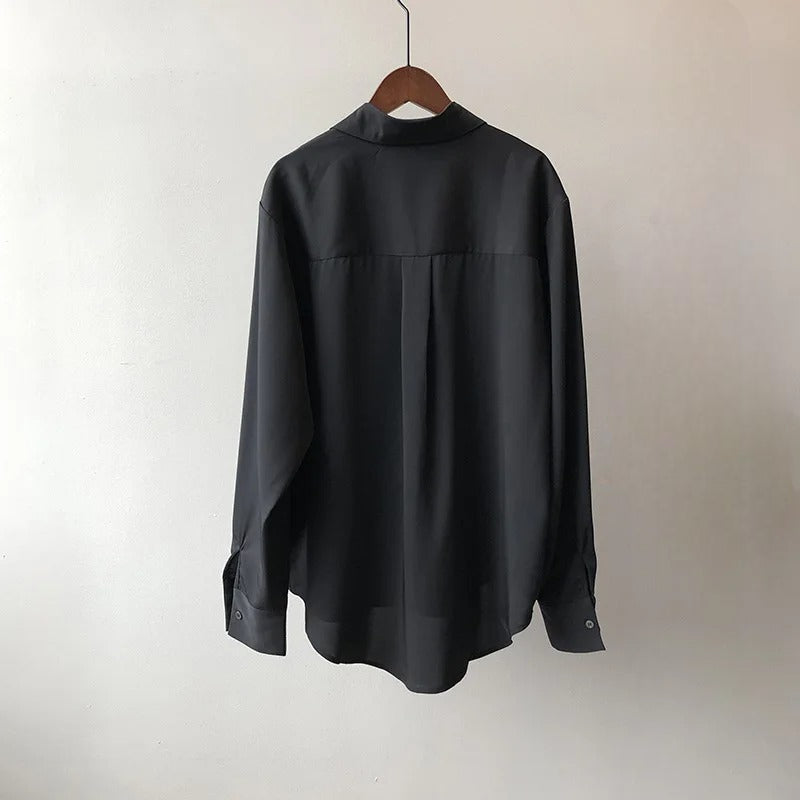 Nathan – Long Sleeve Shirt with Front Pocket