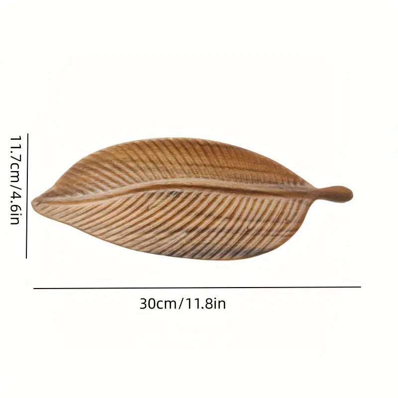 NaturePlatter – Leaf-Shaped Serving Tray