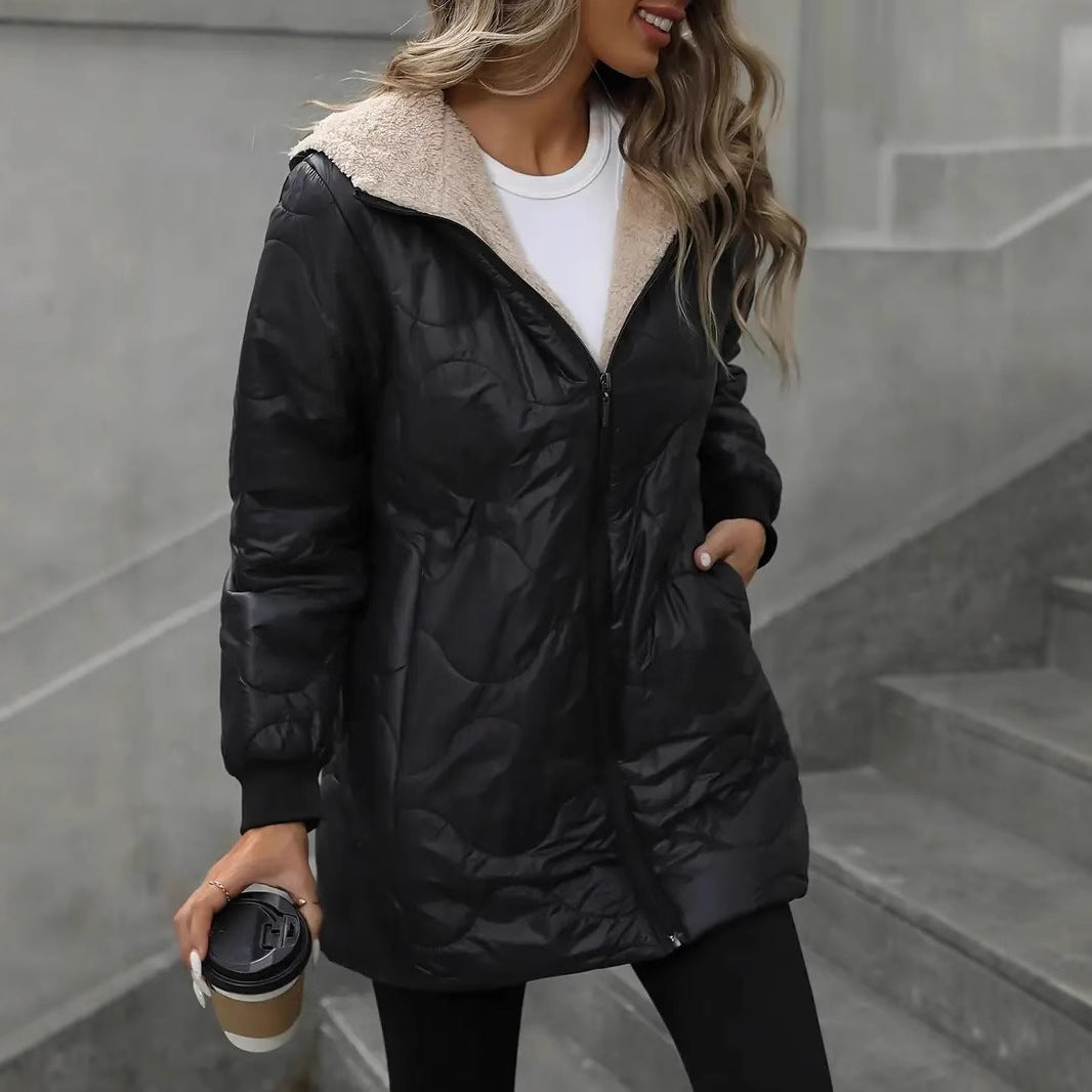 Nayela – Thermo Jacket with Zipper and Hood