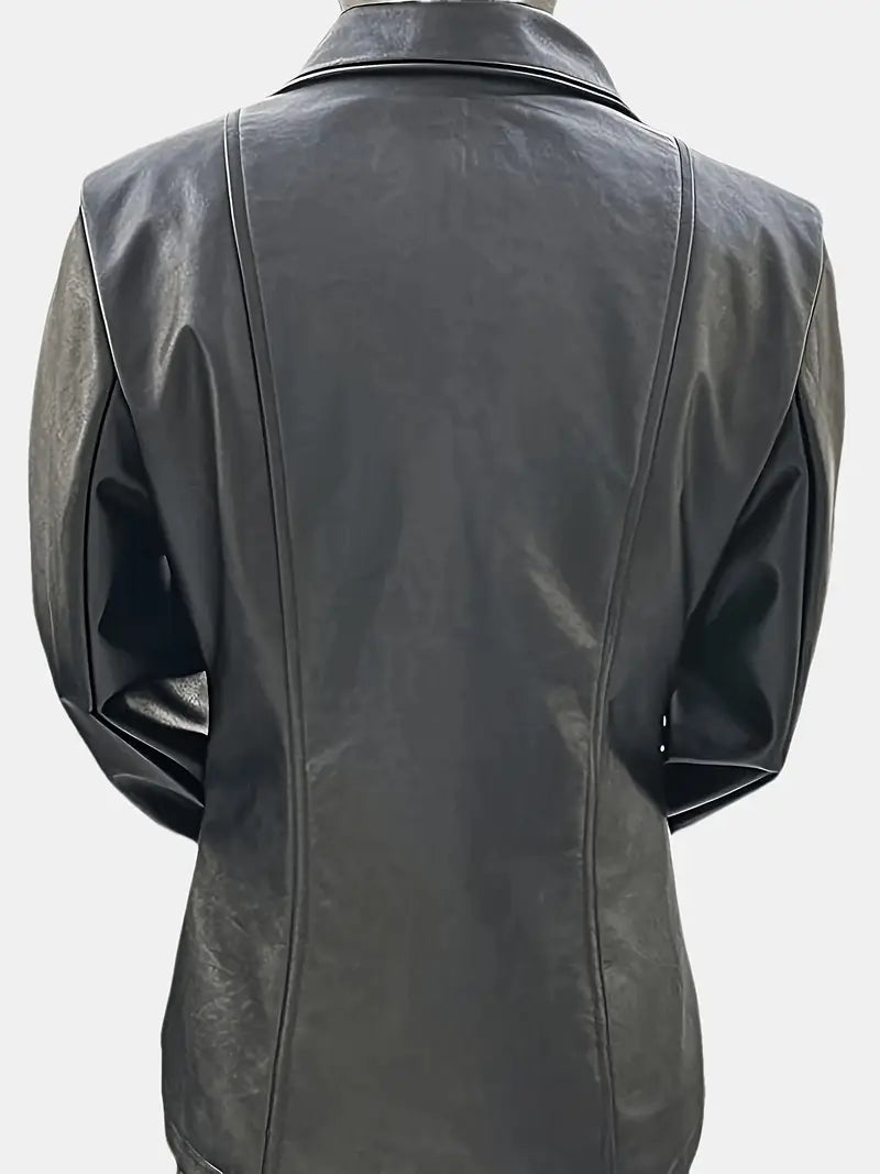 Nayrah – Casual Jacket with Button Placket