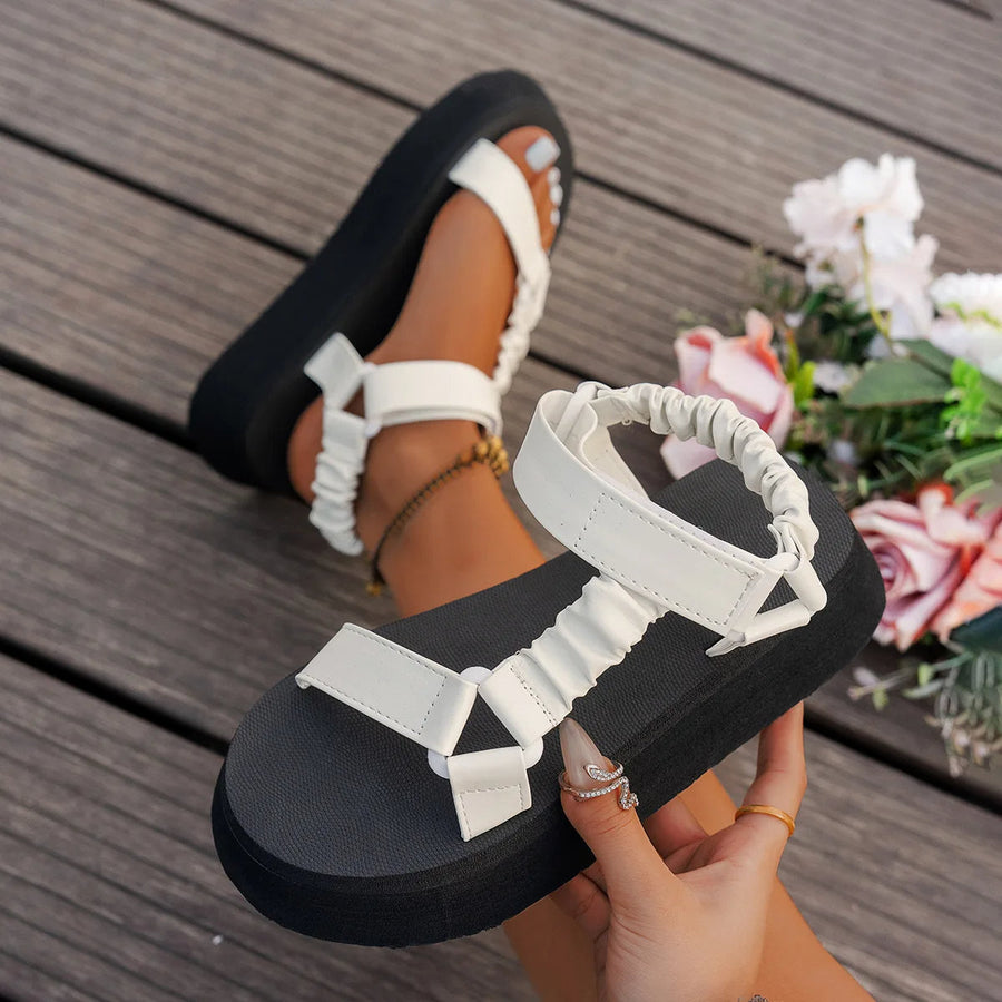 Neelee – Sandals with Velcro and Platform