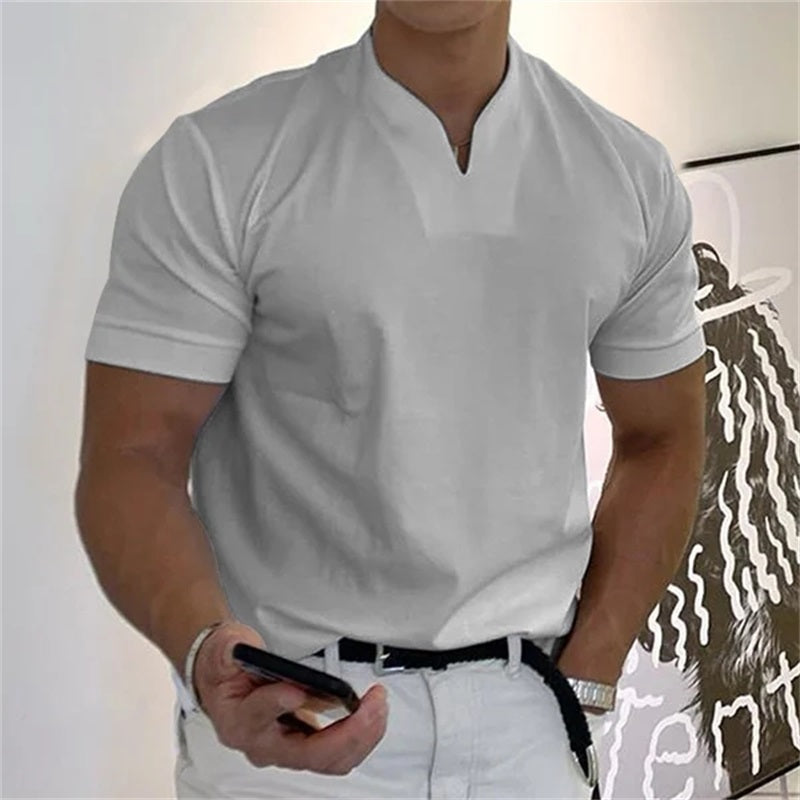 Neven – Short Sleeve T-Shirt with V-Neck