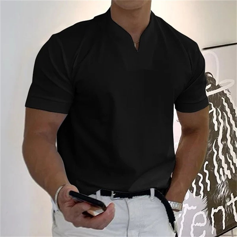 Neven – Short Sleeve T-Shirt with V-Neck