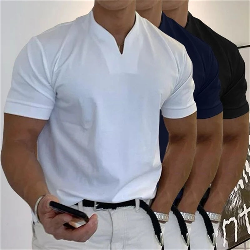 Neven – Short Sleeve T-Shirt with V-Neck