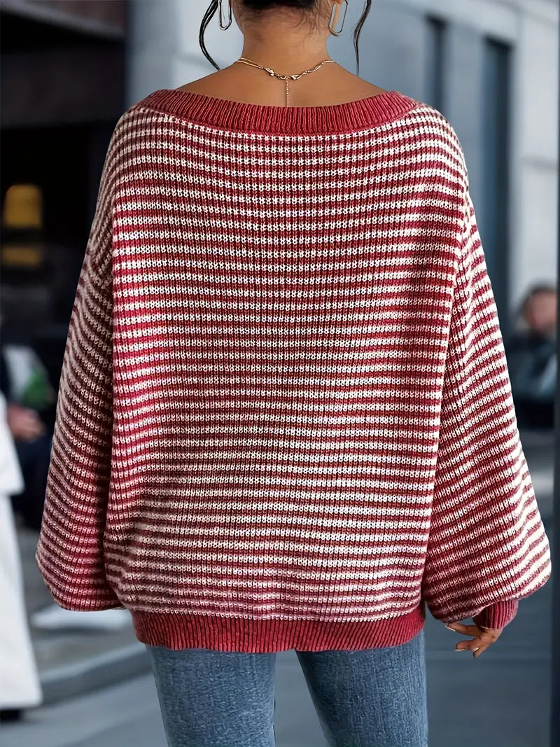 Nilufer - Casual Knit Sweater for Winter