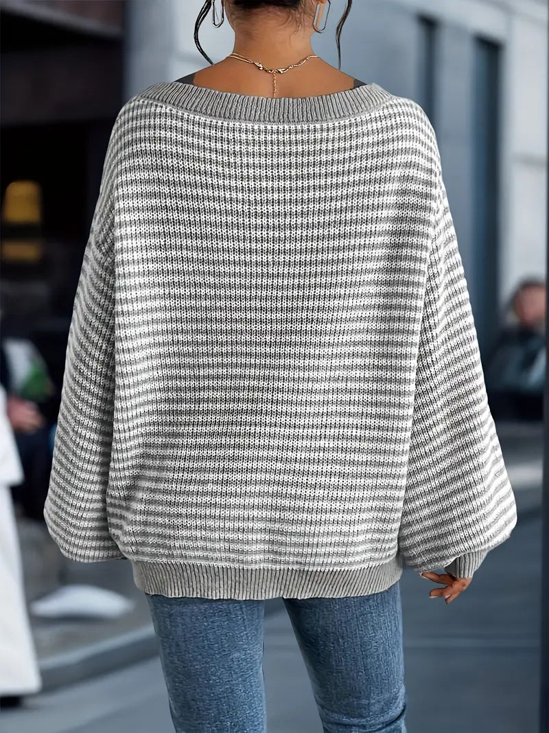 Nilufer - Casual Knit Sweater for Winter