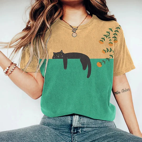 Nitsa – Elegant Spring T-Shirt with Print