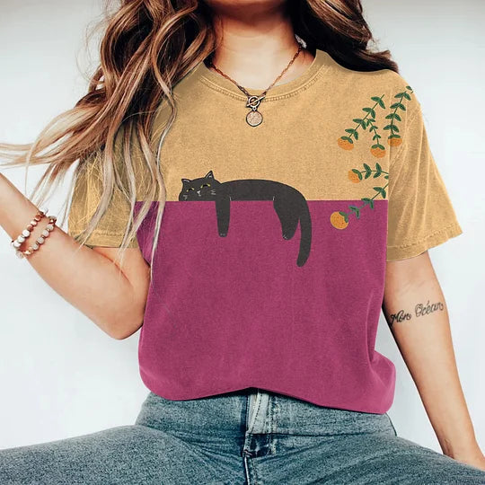 Nitsa – Elegant Spring T-Shirt with Print