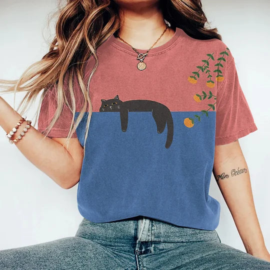 Nitsa – Elegant Spring T-Shirt with Print