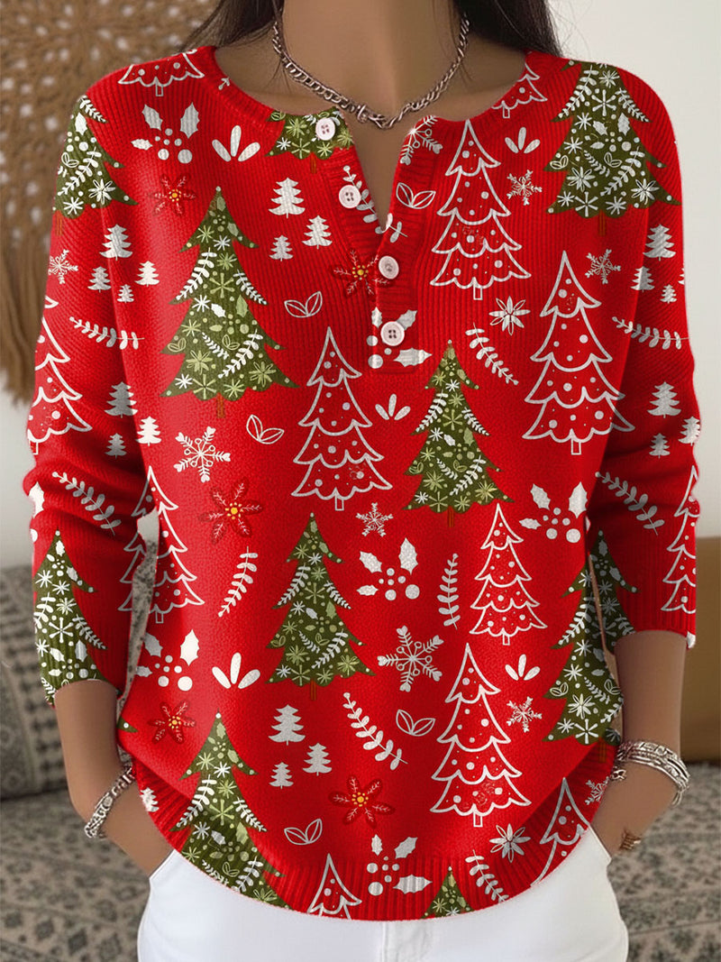 Nocchi – Christmas Sweater with Buttons