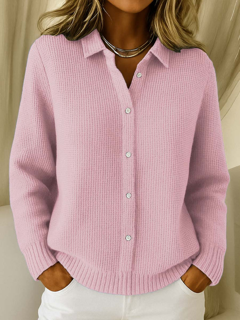 Nofar - Classic Cardigan with Button Placket