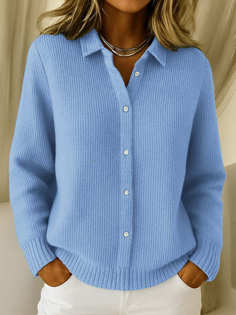 Nofar - Classic Cardigan with Button Placket