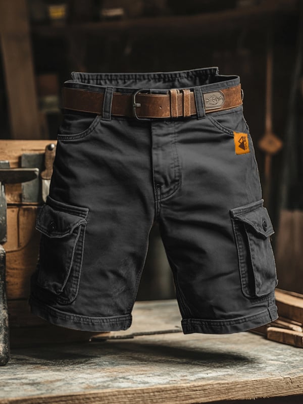 Novak – Retro Cargo Shorts with Multiple Pockets