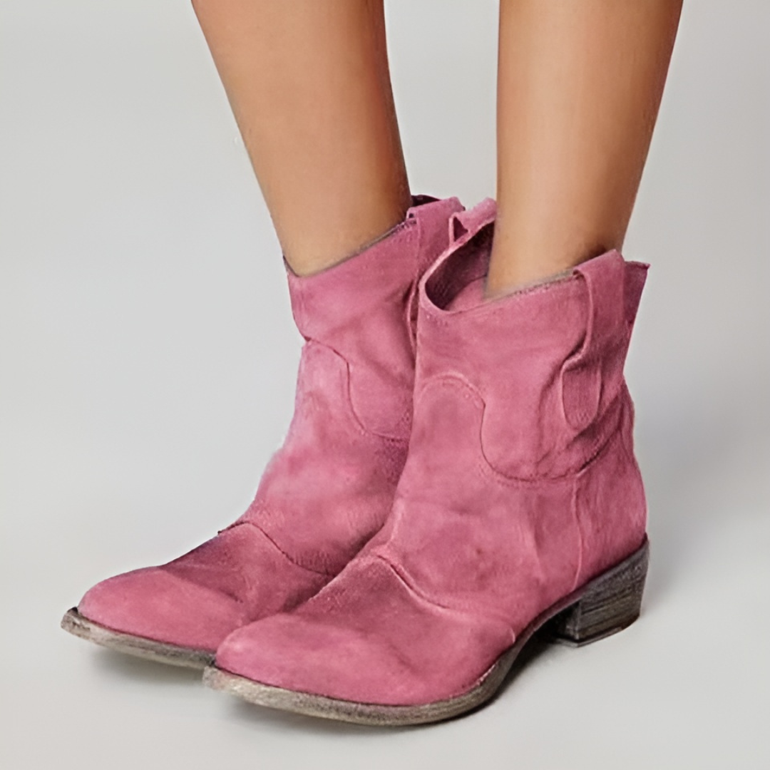 Noyara – Elegant Ankle Boots Made of Suede