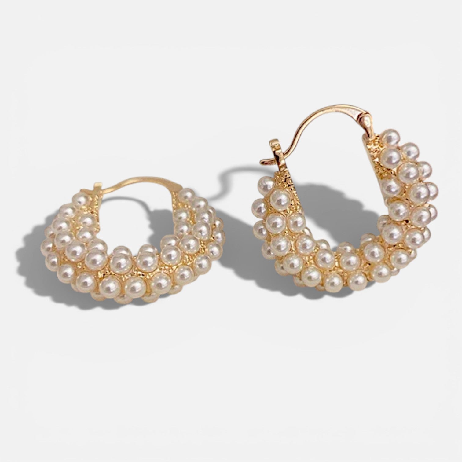 Orlisse Vintage Pearl Dangle Earrings