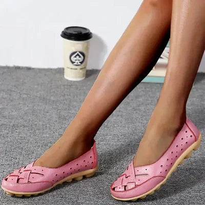 Orthopedic Loafers Made of Breathable Leather