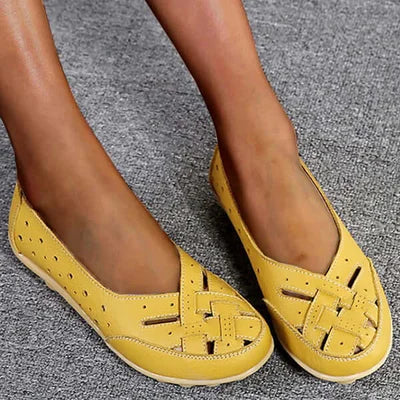 Orthopedic Loafers Made of Breathable Leather