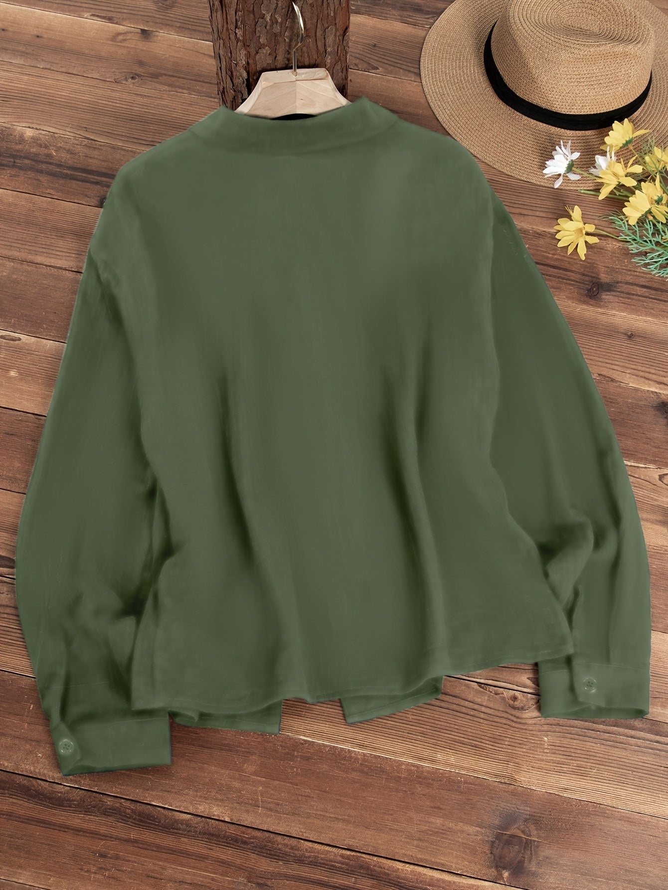 Paige - Long-Sleeve Shirt with Buttons