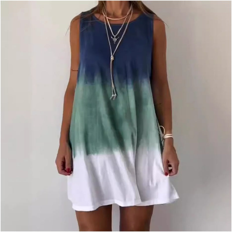 Pamela - Sleeveless Dress with Round Neckline