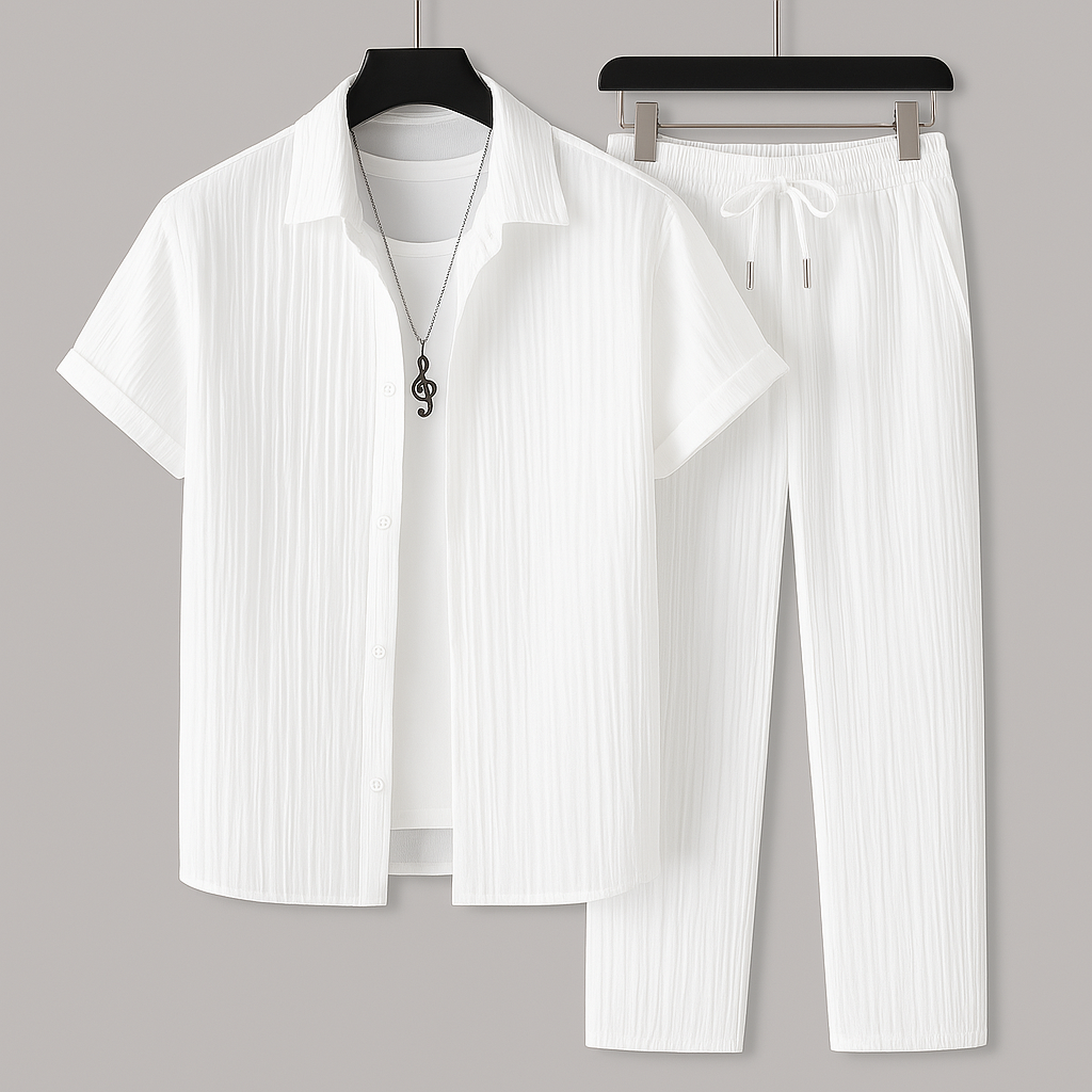 Panfilo - Relaxed Linen Two-Piece Set