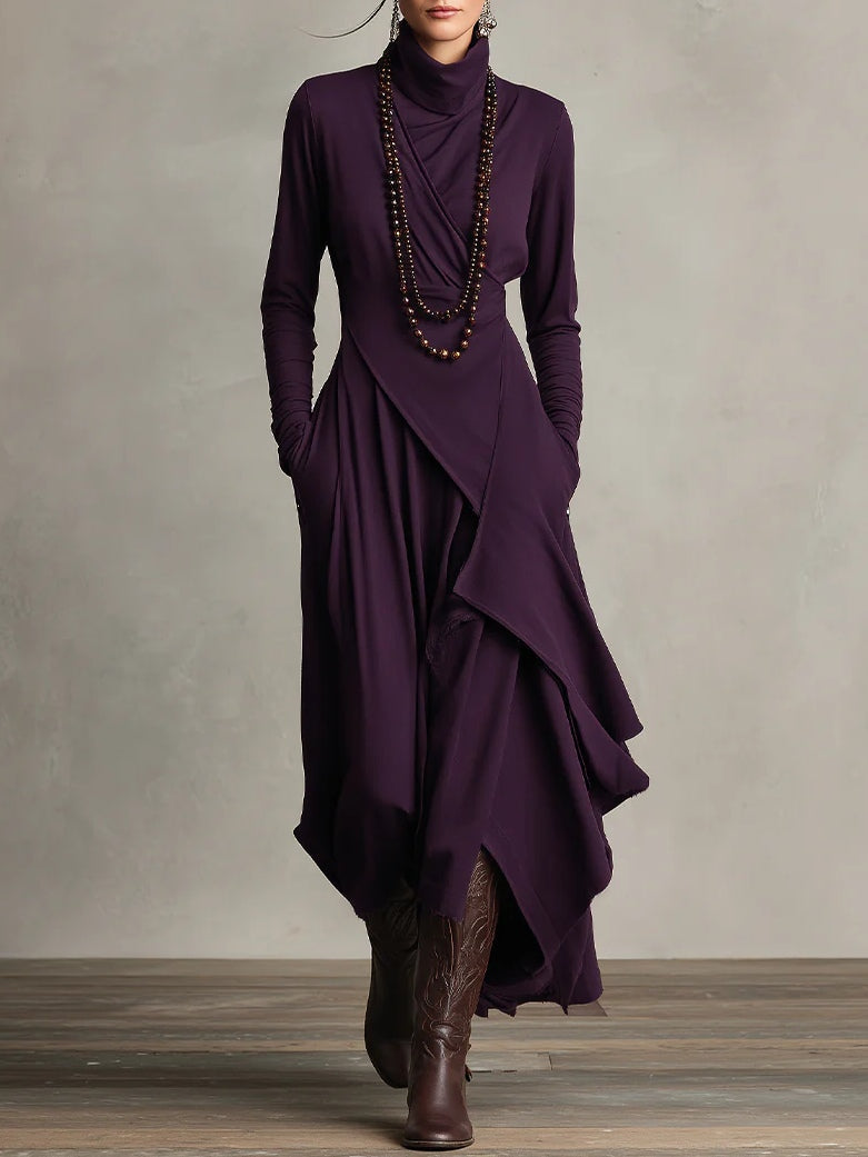 Patrizia – Asymmetrical Tunic Maxi Dress