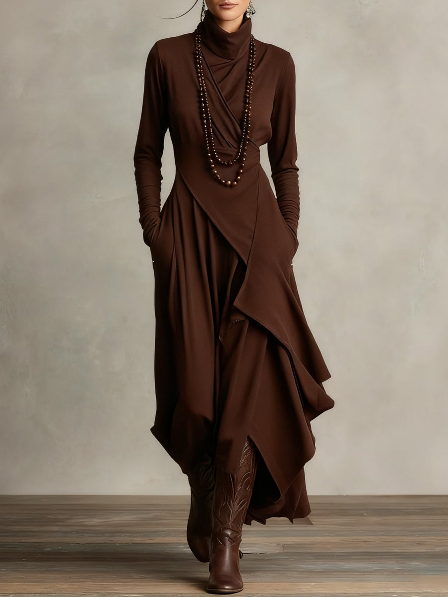 Patrizia – Asymmetrical Tunic Maxi Dress