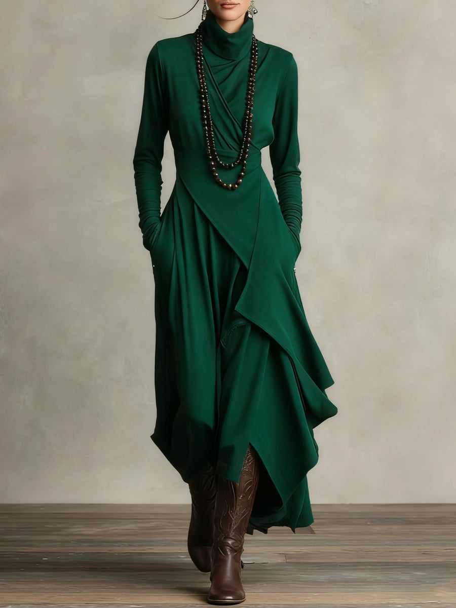 Patrizia – Asymmetrical Tunic Maxi Dress