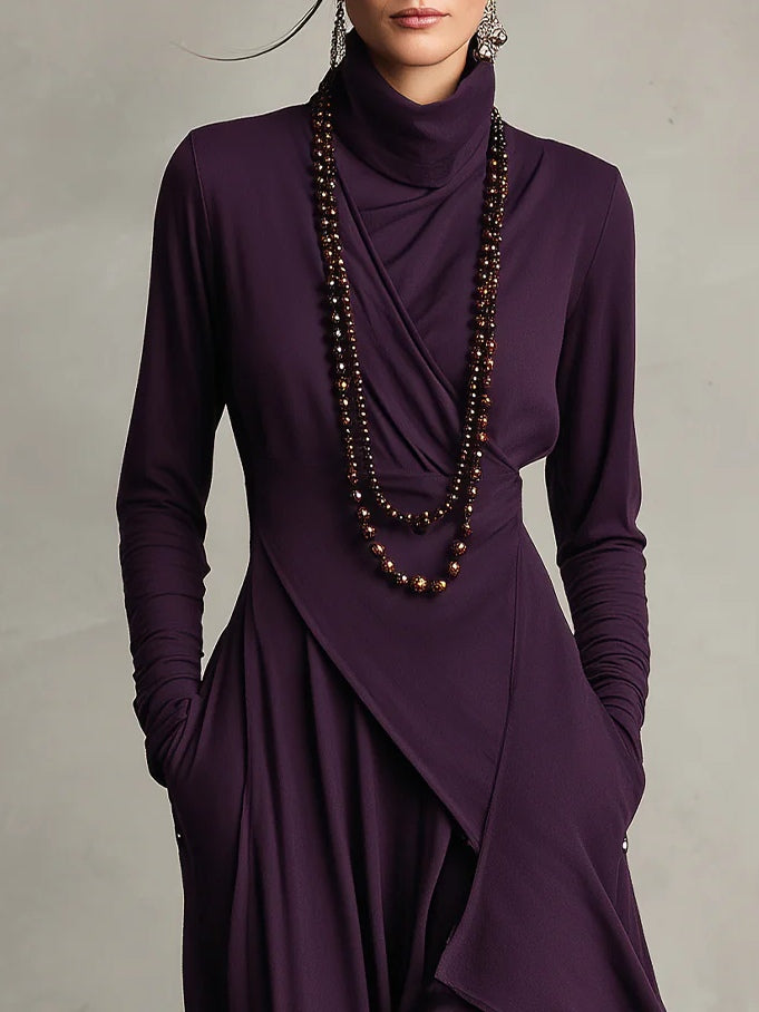 Patrizia – Asymmetrical Tunic Maxi Dress
