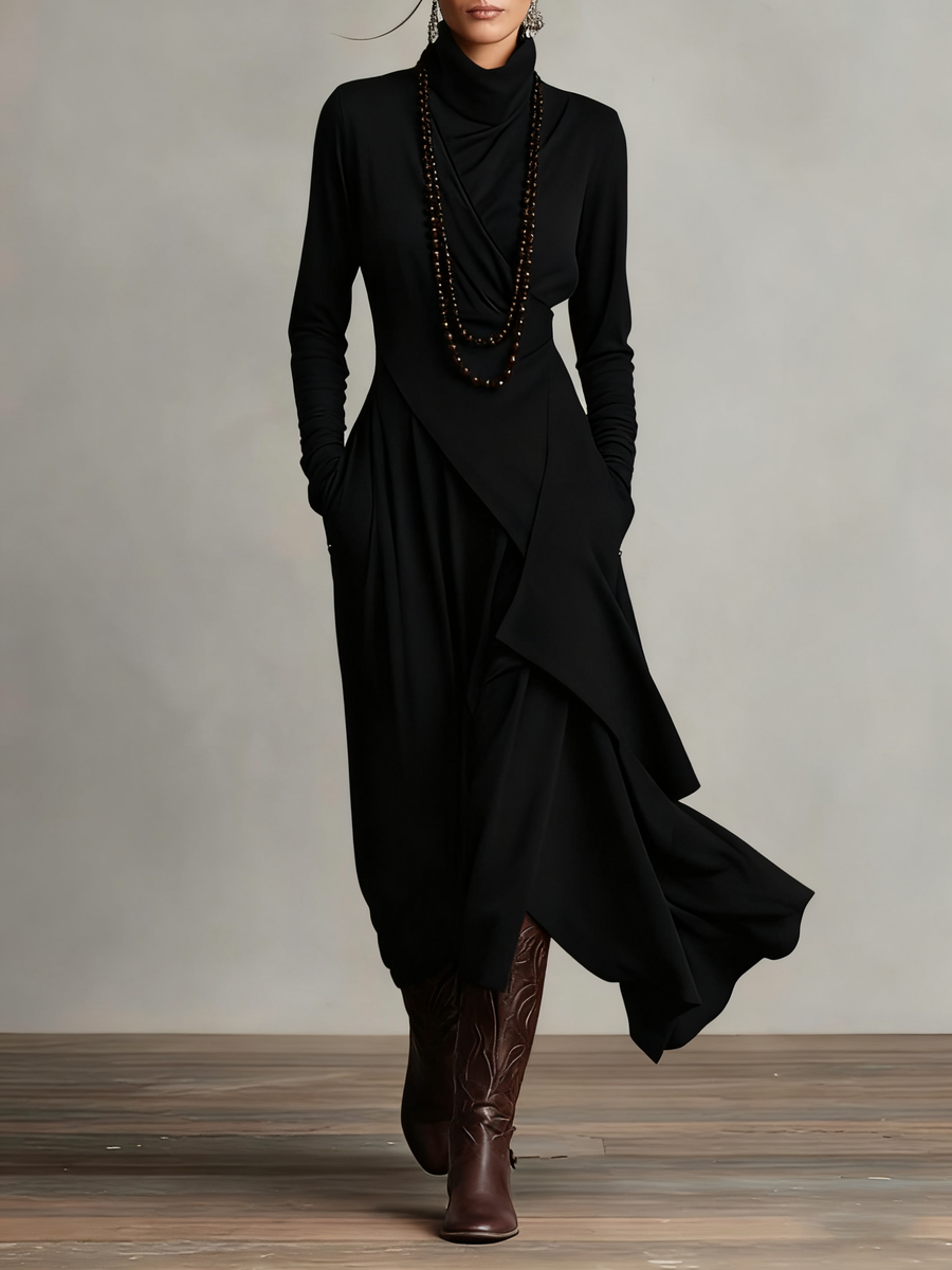 Patrizia – Asymmetrical Tunic Maxi Dress