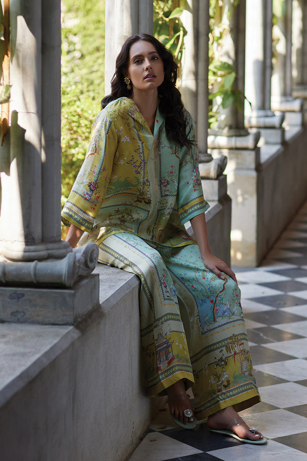 Paulette – Radiant Fusion Floral Pants Set