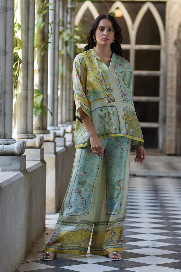 Paulette – Radiant Fusion Floral Pants Set