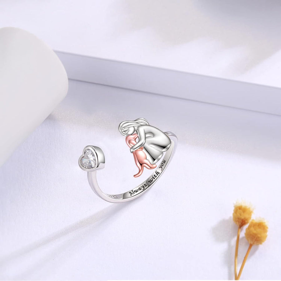 PawRing – Adjustable Silver Ring for Dogs