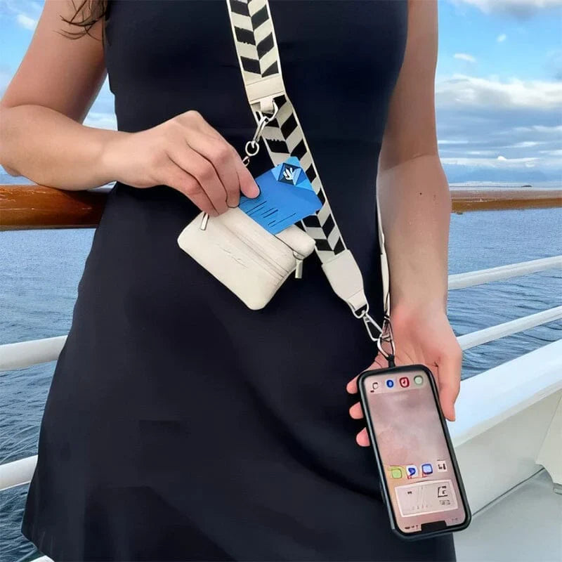 Phone Strap with Zipper