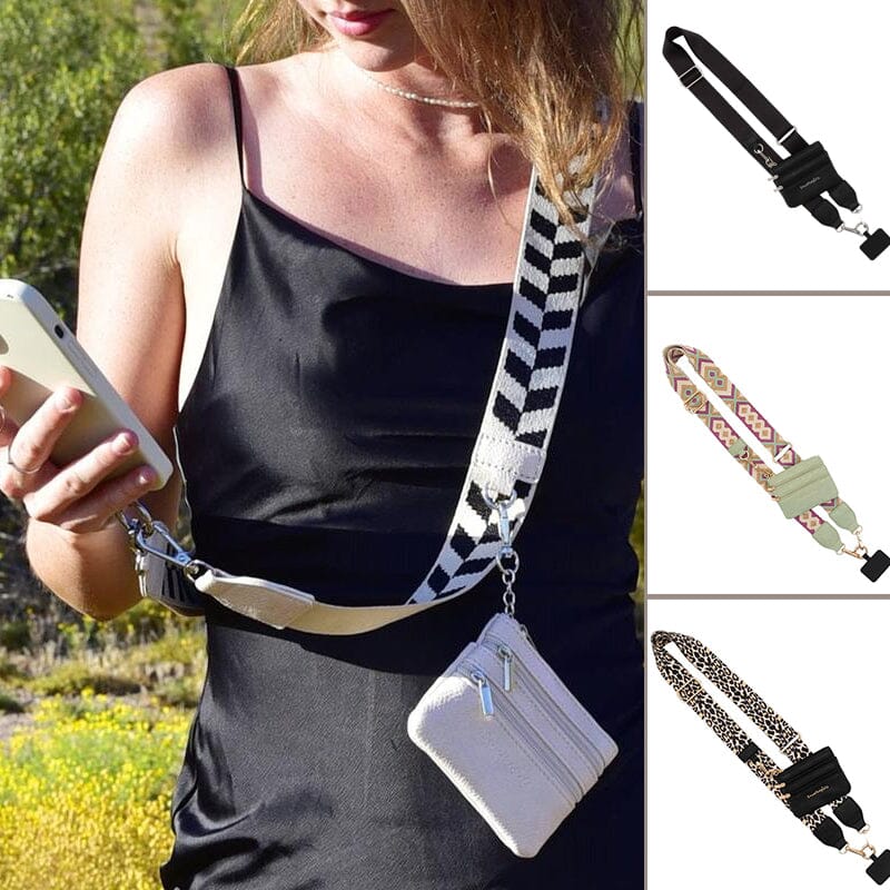 Phone Strap with Zipper