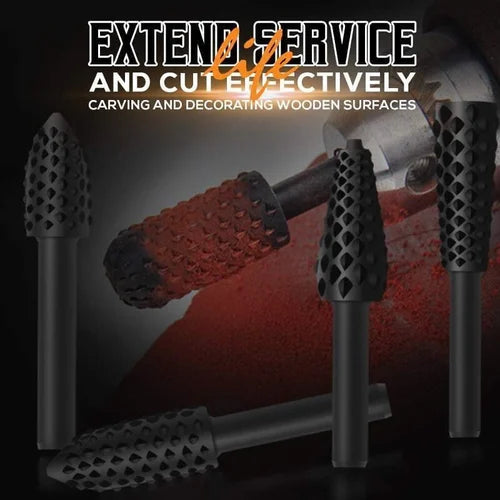 Premium Tungsten Steel Carbide Rotary Cutter Set
