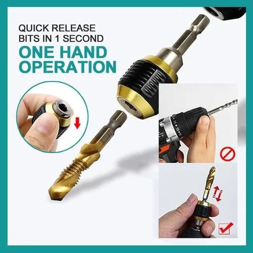 Quick-Release Hex Drill Coupling