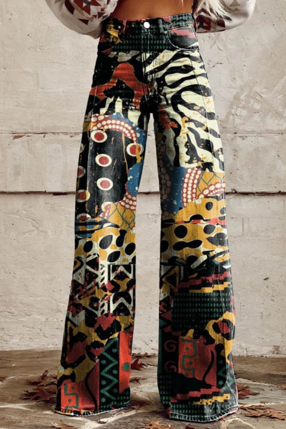 Randolph – Stylish Boho Vintage Pants with Wide Leg
